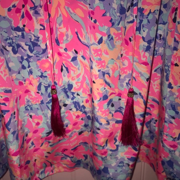 Lilly Pulitzer Finch Top Cold Shoulder - Picture 3 of 6